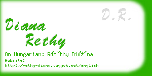 diana rethy business card